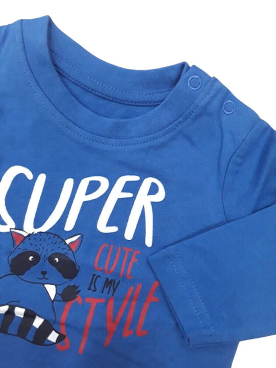 Kids' Shirt Long Sleeve Blue Cute Is My Style