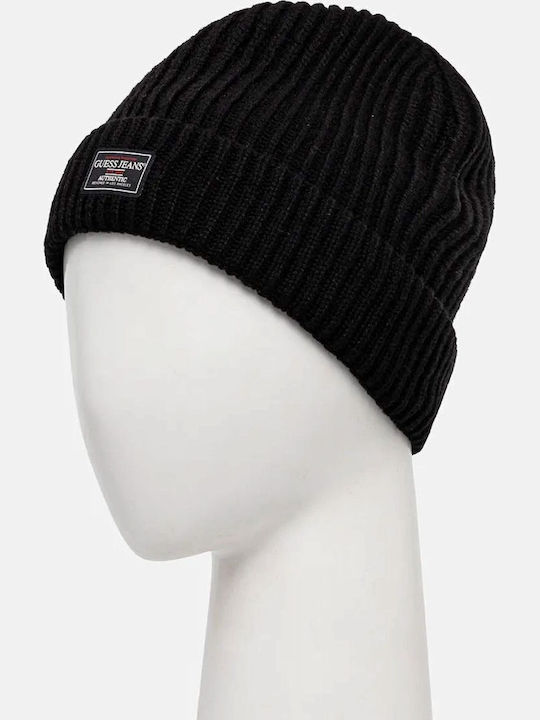 Beanie Unisex Beanie Knitted in Black color