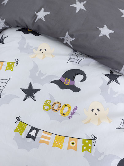 Nima Kids Cotton Pillowcase Set 52x72cm Gray