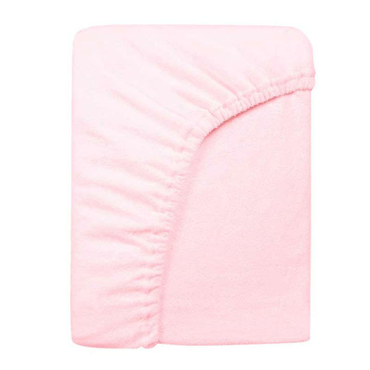 Childhome Impermeabil Protecție saltea pentru bebeluși Roz cu bordură 95x95buc