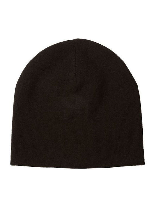 Mercury Cuff Beanie Unisex Σκούφος Πλεκτός σε Μαύρο χρώμα