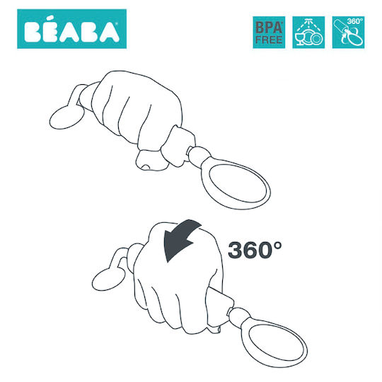 Beaba Βρεφικό Κουτάλι Γκρι