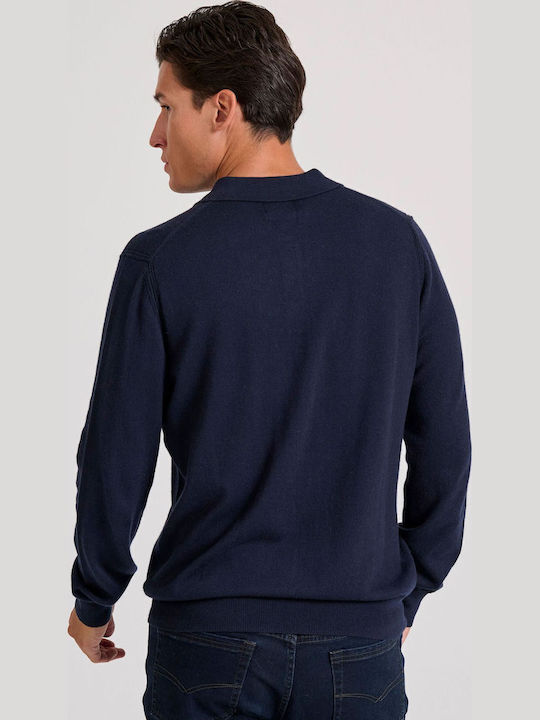 Polo Πουλόβερ Μακρυμάνικο Navy Μπλε