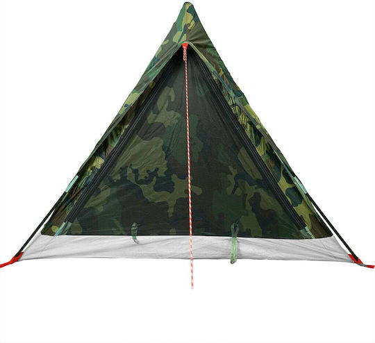 vidaXL Σκηνή Camping Χακί για 2 Άτομα 212x132x90εκ.