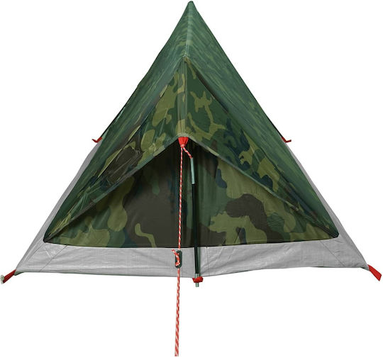 vidaXL Σκηνή Camping Χακί για 2 Άτομα 212x132x90εκ.