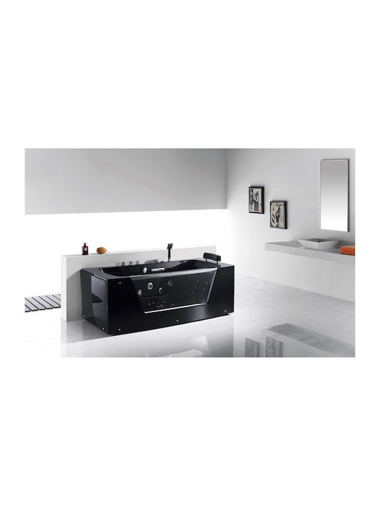 Piccadilly 1202020150 Μπανιέρα Ακρυλική με Υδρομασάζ 170x80x60cm
