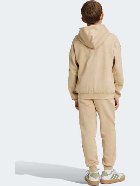 Kids Sweatpants Set Beige 2pcs J Z.n.e Pt