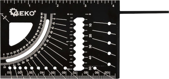 Japanese Metal Template Three-dimensional Measurements Geko G29072