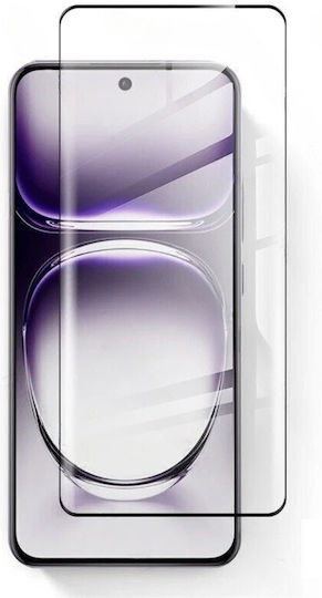 Закалено стъкло 3D Oppo Reno 12 Pro с черна рамка