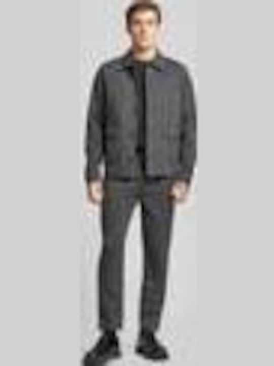Overshirt Gri Mânecă Lungă