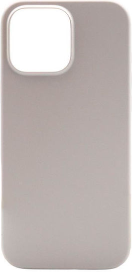 iNOS Back Cover Silicone Durable Gray (iPhone 16 Pro)