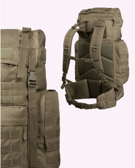Mil-Tec German Rucsac Militar Rucsacuri din Poliester Verde 65lt