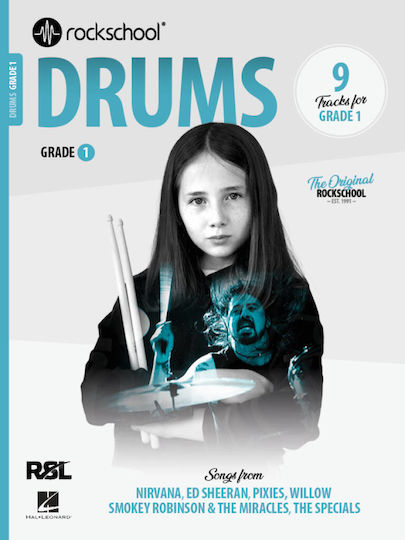 RSL Rockschool Drums, Book 1 & Online Audio (2024) Sheet Music for Drums