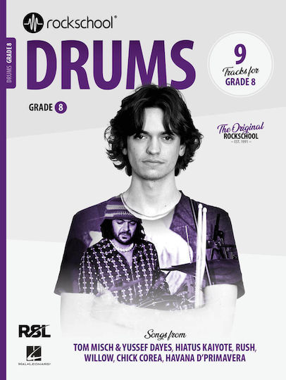 RSL Rockschool Drums, Book 8 & Online Audio (2024) Sheet Music for Drums