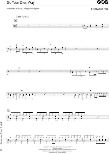 RSL Rockschool Drums, Book 2 & Online Audio (2024) Παρτιτούρα για Ντραμς