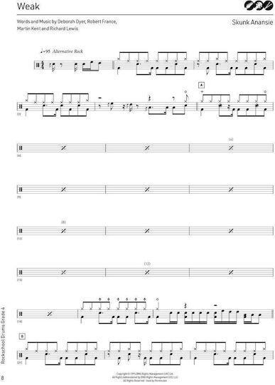 RSL Rockschool Drums, Book 4 & Online Audio (2024) Παρτιτούρα για Ντραμς