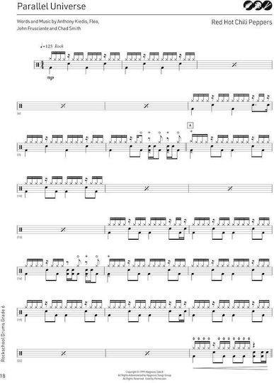 RSL Rockschool Drums, Book 6 & Online Audio (2024) Παρτιτούρα για Ντραμς