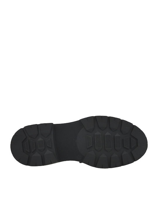 Lackleder Damen Mokassins in Schwarz Farbe