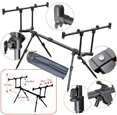 Rod Pod Fishing Rods Baracuda Rp09 4 Positions