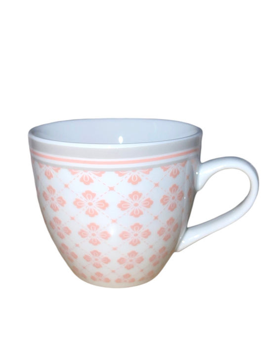 Set of Cups Coffee Porcelain Multicolored 6pcs