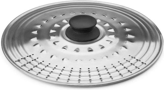 Ibili Multifunktionaler Deckel Edelstahl 30 32 34 36 cm Silber
