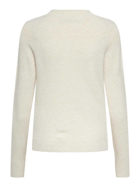 Women's Long Sleeve Sweater Ecru