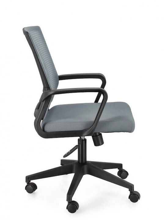 Bizzotto Roman Καρέκλα Γραφείου με Μπράτσα Γκρι