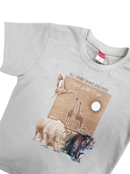 Joyce Kids Set With Gray Shorts 2 Pieces