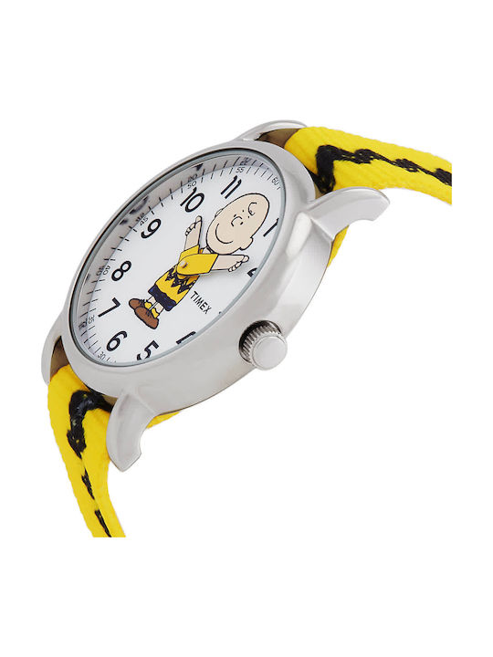 Timex X Peanuts Charlie Ρολόι Μπαταρίας με Υφασμάτινο Λουράκι Timex X Peanuts Charlie Ρολόι Μπαταρίας με Υφασμάτινο Λουράκι