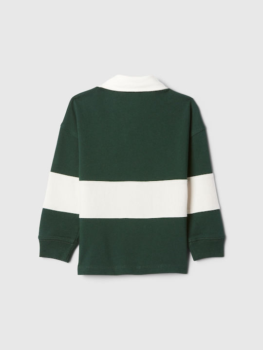 GAP Children's Polo Long Sleeve essex green