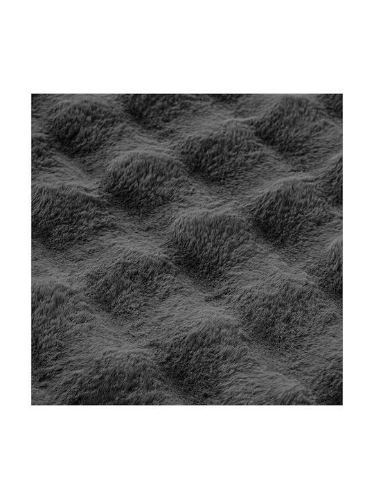 Beauty Home Non-slip Rectangular Shaggy Rug Anthracite 67x140cm 9650-67X140-Anthracite
