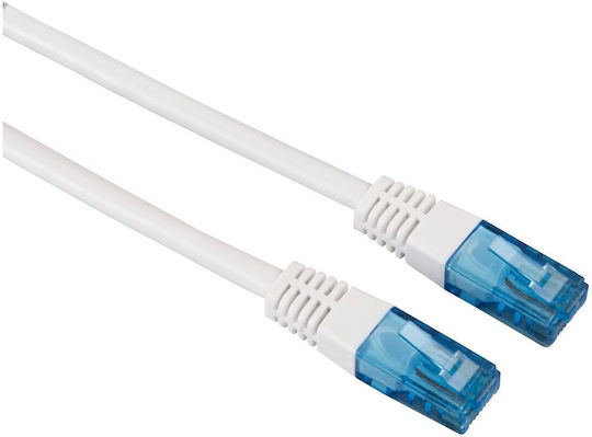 HAMA U/UTP Cat.6 (Gigabit) Cablu De Rețea Ethernet 10m Alb