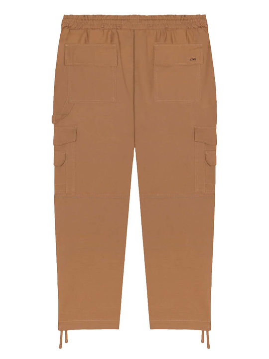 Dolly Noire Trousers Cargo in Regular Fit Beige