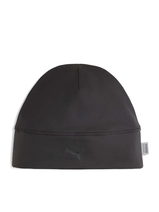 Beanie Unisex Σκούφος Πλεκτός σε Μαύρο χρώμα