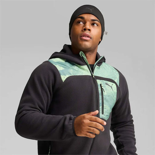 Beanie Unisex Beanie Knitted in Black color