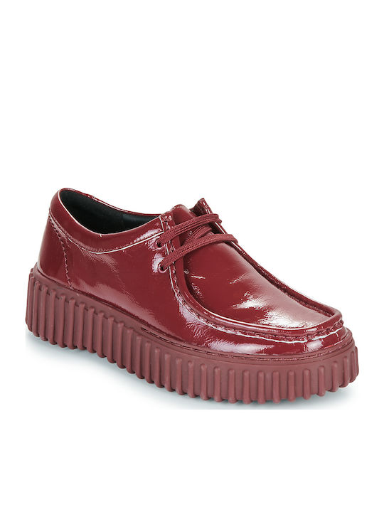 Clarks Torhill Women's Moccasins in Red Color