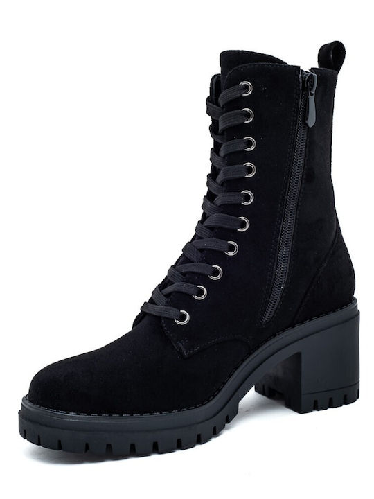 Stiefeletten Damen Schwarz