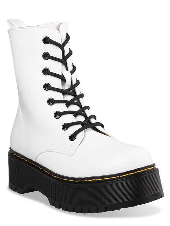 Tsouderos Shoes Boots White T06-20029-33