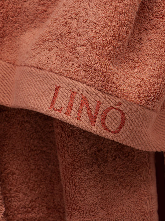 Lino Home Bath Towel Brandy 80x150cm. Terracotta