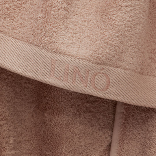 Lino Home Badehandtuch Brandy 80x150εκ. Pudra Gewicht 650gr/m²