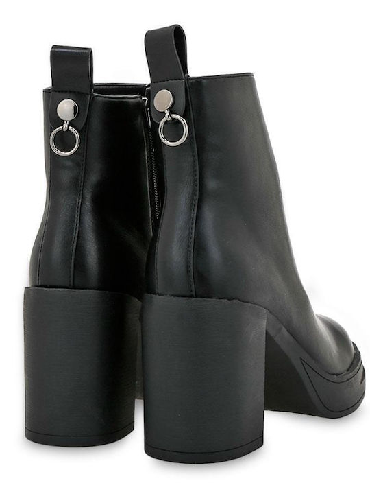 Stiefeletten Damen Schwarz