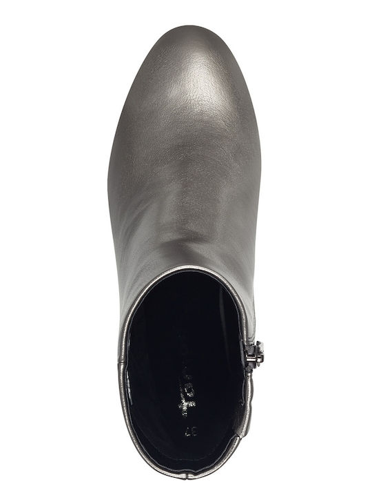 Stiefeletten Damen Silber