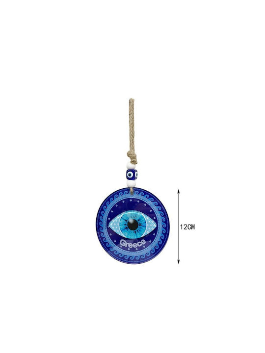 Glass Hanging Decoration Blue Eye Greece