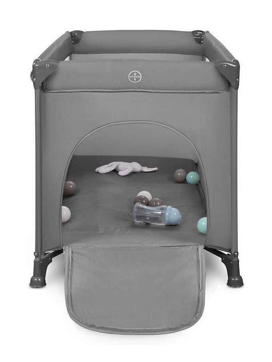 Kidwell Blissy Кошара за игра 2 Нива с Матрак Сив 125x65см