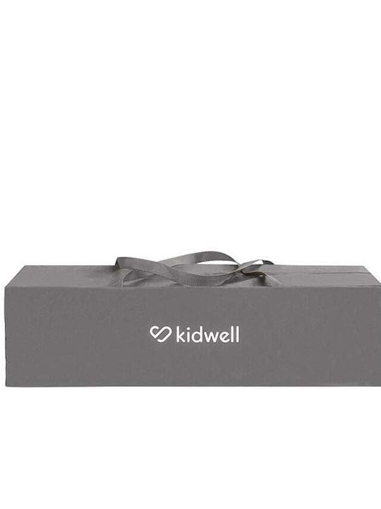 Kidwell Blissy Παρκοκρέβατο 2 Επιπέδων με Στρώμα Γκρι 125x65cm