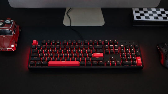 Keychron Lemokey X3-A1 QMK/VIA Gaming Mechanical Keyboard with Keychron Red switches and Illuminated keys (English US)