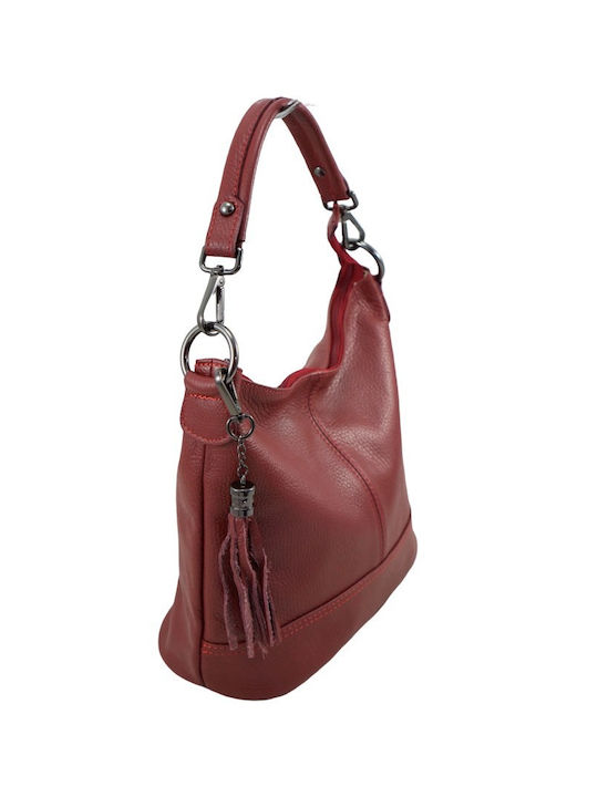 Mybag Leather Women's Bag Crossbody Burgundy