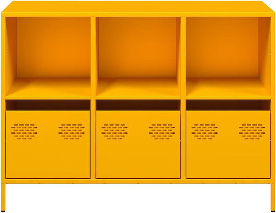 Μπουφές Schrank mit Schubladen Mustard 101.5x39x73.5cm