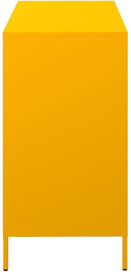 Μπουφές Schrank mit Schubladen Mustard 101.5x39x73.5cm