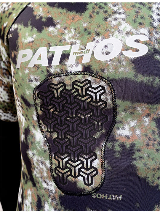 Pathos Medi Σακάκι Κατάδυσης Ξυρισμένο με Επιστήθιο για Ψαροντούφεκο Παραλλαγής Πράσινο 8mm